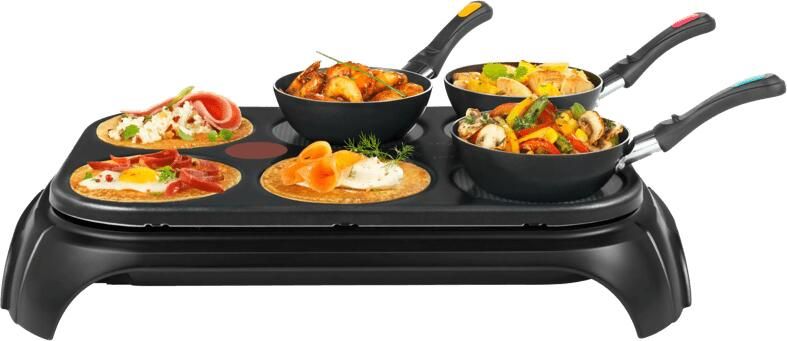 Tefal Wokparty Duo PY5828 Gourmetstel 6 personen