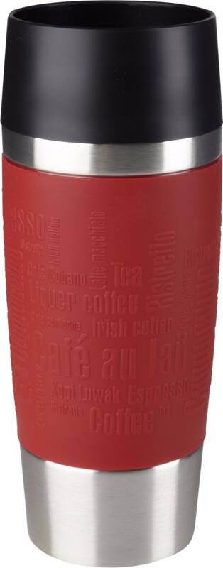 Tefal Travel Mug Thermosfles 360 ml RVS Rood