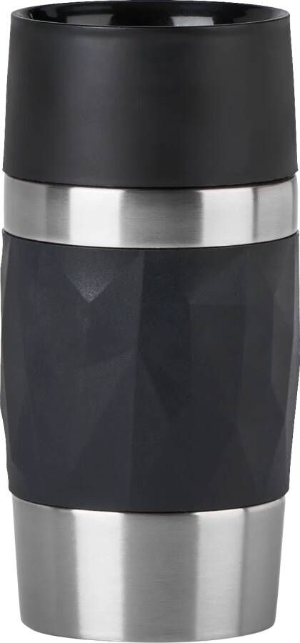 Tefal Compact Travel Mug Compact Thermosfles 0 3 L Zwart