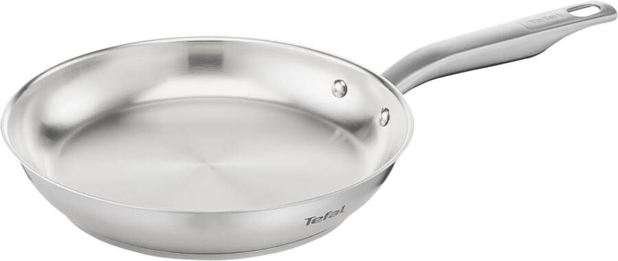 Tefal E49204 Koekenpan 24 cm (zonder coating) Pan Zilver