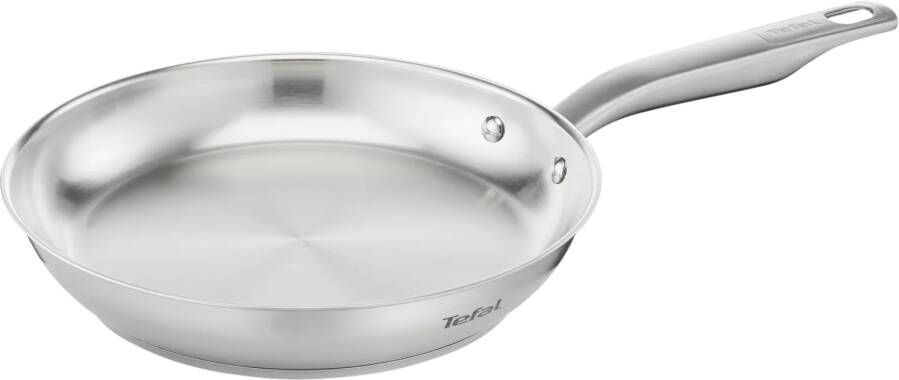 Tefal E49206 Koekenpan 28 cm (zonder coating) Pan Zilver
