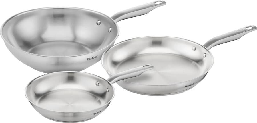 Tefal Virtuoso Koekenpannenset 24 + 28 cm + Wokpan 28 cm