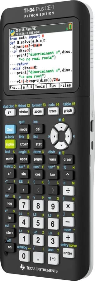Texas Instruments TI-84 CE-T + Python app