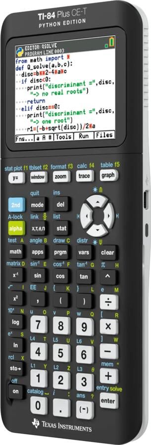 Texas Instruments TI-84 CE-T + Python app