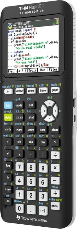 Texas Instruments TI-84 CE-T + Python app