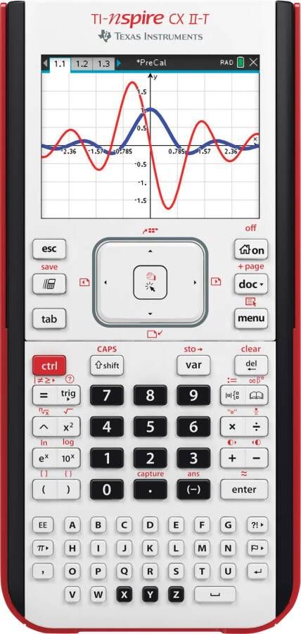 Texas Instruments Grafische Calculator Nspire Cx2
