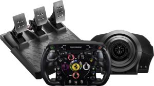 Thrustmaster T300 RS Servo Base + Ferrari F1 Wheel Add-On + T-3PM pedalen