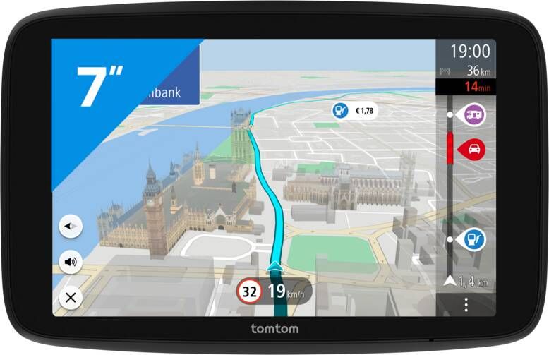 Tomtom GO Camper Max Autonavigatie Zwart