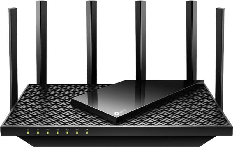 TP-Link AX5400 Multi-Gigabit WiFi 6 Router WiFi repeater Zwart