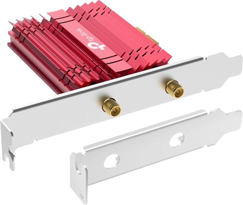 TP-Link Archer TXE75E AXE5400 wifi 6E Bluetooth 5.3 PCIe-adapter Wifi adapter Zwart