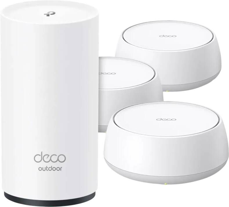 TP-Link Deco BE25 3-pack + Deco X50 Outdoor