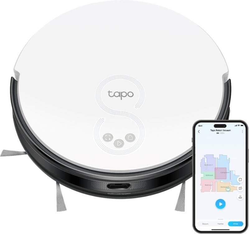 TP-Link Tapo RV20 Mop Robotstofzuiger met dweilfunctie 2700Pa MagSlim LiDAR 7.8cm