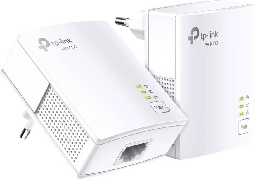 TP-Link TL-PA7017 KIT AV1000 Gigabit Powerline Starterkit Wifi adapter Wit