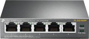 TP-Link Netwerk Switch 5 Poorten Tl-sg1005p (Zwart)