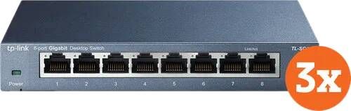 TP-Link TL-SG108 3-Pack