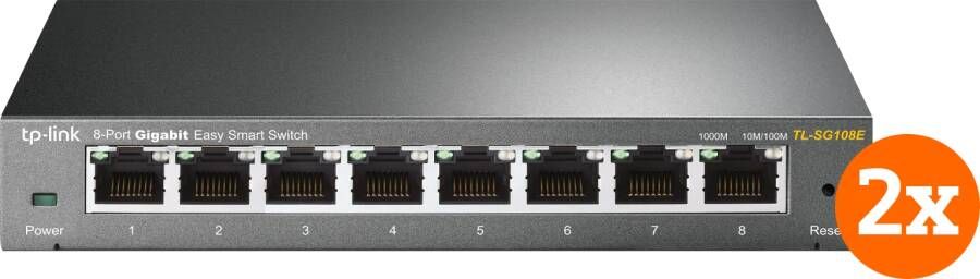 TP-Link TL-SG108E Duo-Pack