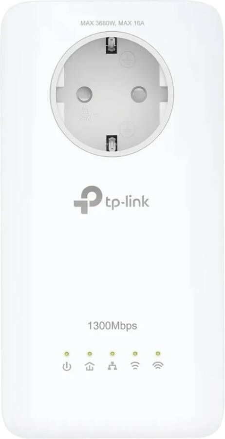 TP-Link TL-WPA8631P AV1300 Gigabit Passthrough Powerline ac Wi-Fi Extender Powerline Wit