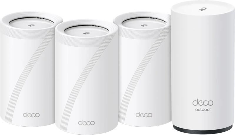 TP-Link Deco BE65 WiFi 7 Mesh 3-Pack + Deco BE25 Outdoor