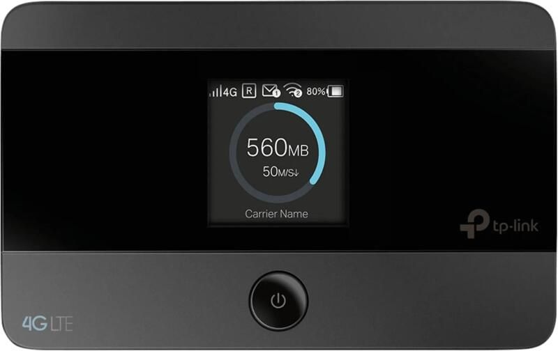 TP-Link M7350 4G Mi-Fi Hotspot met display Mi-Fi routers Zwart