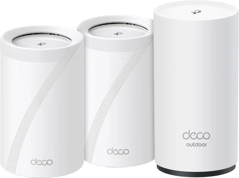 TP-Link Productnaam Deco BE65 WiFi 7 Mesh 2-pack + Deco BE25 Outdoor