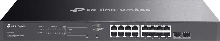 TP-Link JetStream TL-SG2218P V1.60 Switch Zwart