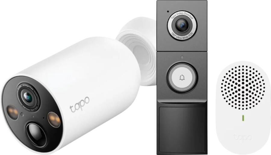 TP-Link Tapo C460 + D235 Smart Battery & Wired Doorbell