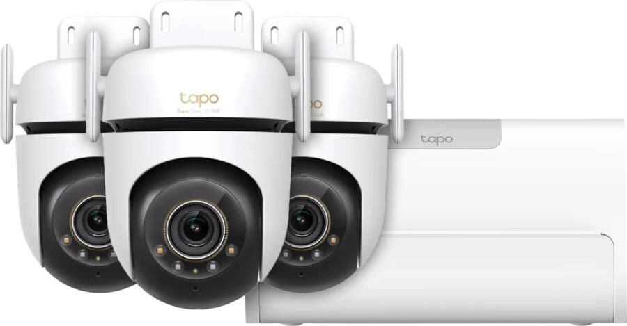 TP-Link Tapo C530WS 3-Pack + H500 Smart HomeBase