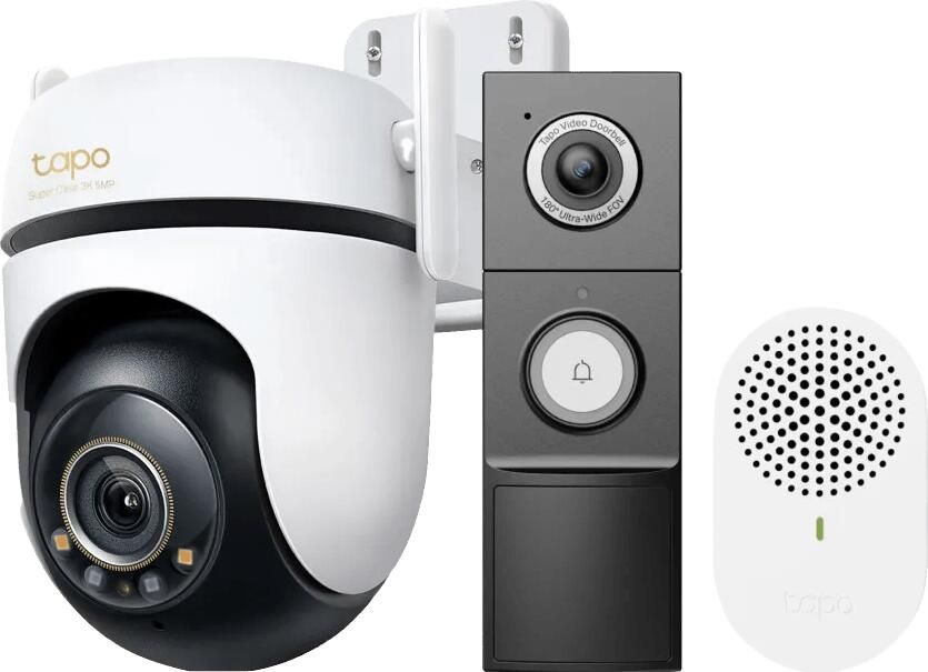 TP-Link Tapo C530WS + D235 Smart Battery & Wired Doorbell