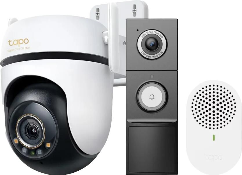 TP-Link Tapo C530WS + D235 Smart Battery & Wired Doorbell