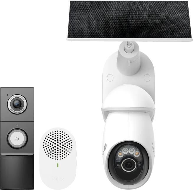 TP-Link Tapo C660 Solar Kit + D235 Smart Battery & Wired Doorbell