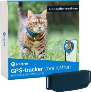Tractive Gps Tracker Kat Donkerblauw