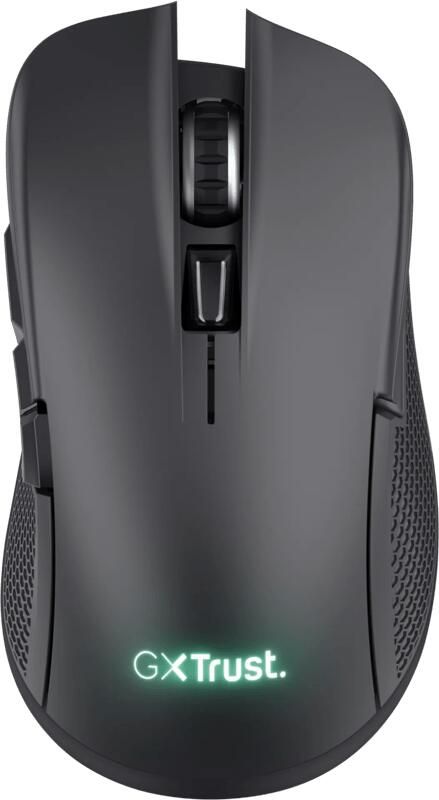 Trust GXT 923 Ybar Draadloze Gaming Muis Zwart