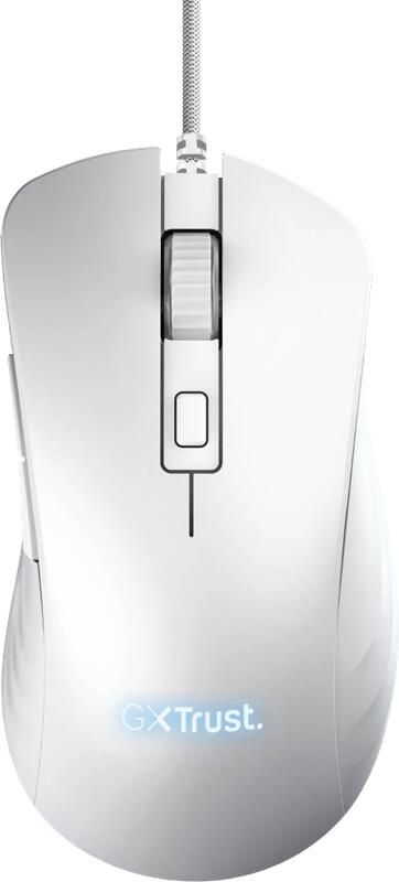 Trust GXT 924W Ybar+ Pro Gaming Muis Wit
