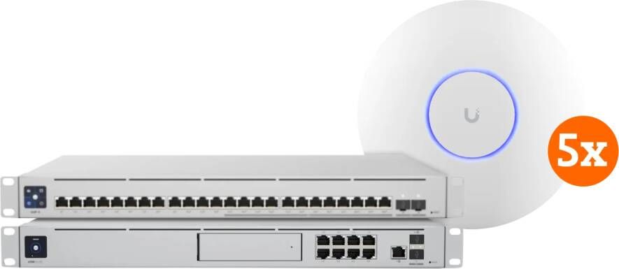 Ubiquiti Startpakket topklasse voor internet in een groot bedrijf
