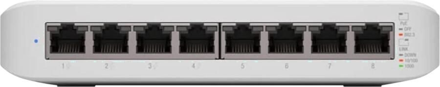 Ubiquiti UniFi Switch Lite 8 PoE Wit | Netwerk Switches | 0810010071156