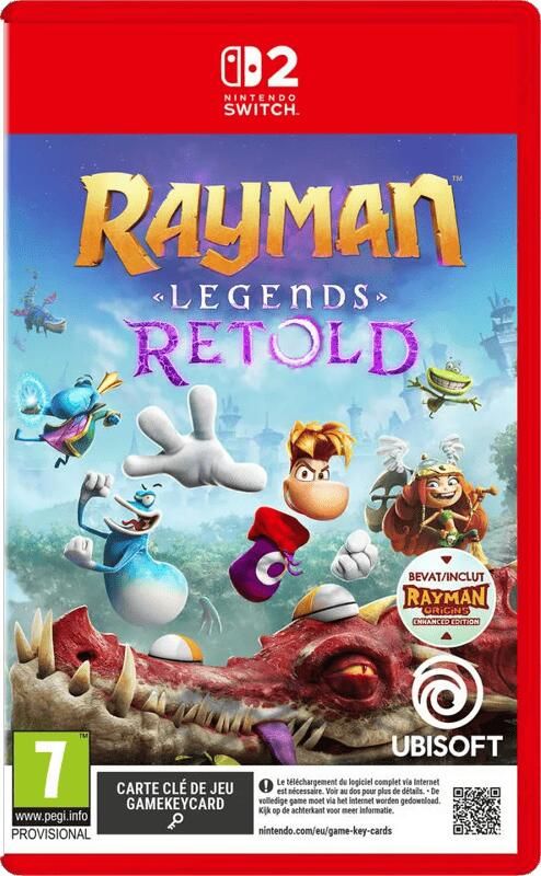 Ubisoft Rayman Legends Retold Nintendo Switch 2