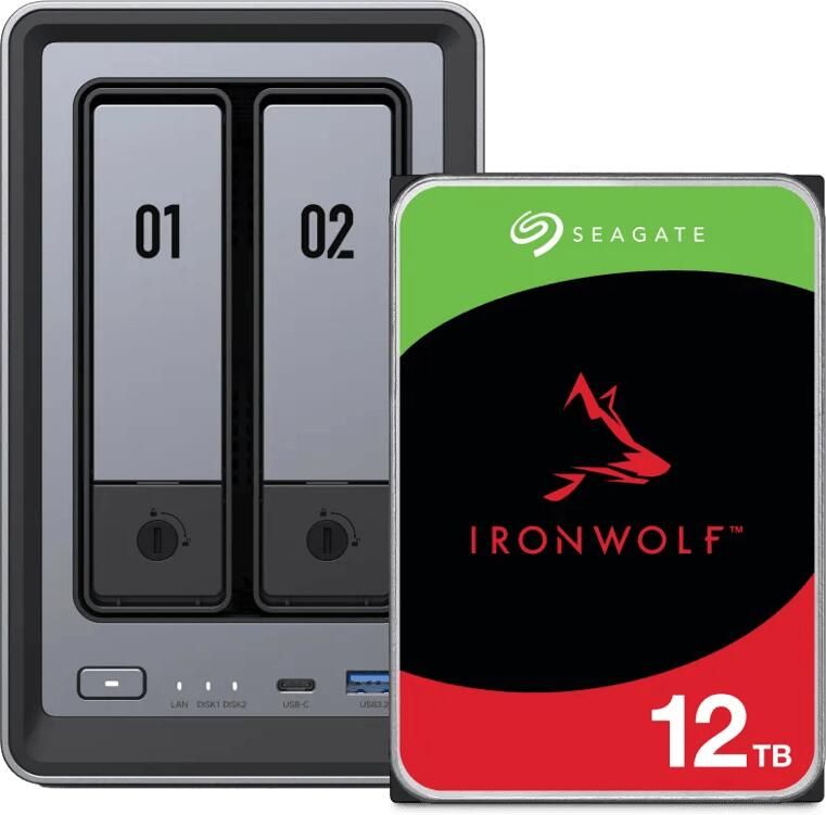 Ugreen NASync DXP2800 + Seagate Ironwolf 12TB