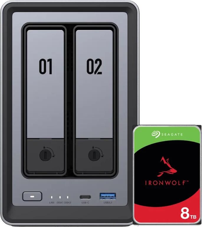 Ugreen NASync DXP2800 + Seagate Ironwolf 8TB