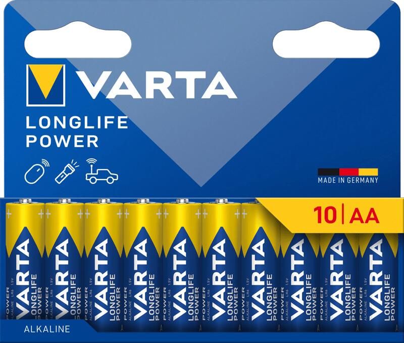 Varta Longlife Power AA Pack 10 stuks