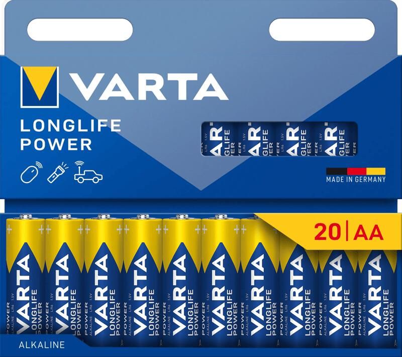 Varta Longlife Power AA Pack 20 stuks