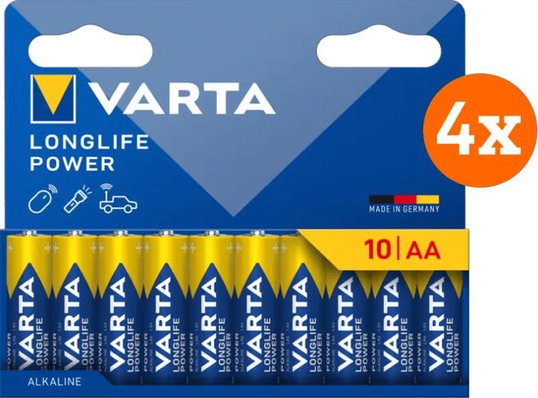 Varta Longlife Power AA Pack 40 stuks