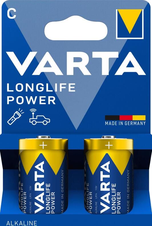 Varta Longlife Power C Blister 2 stuks
