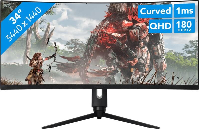 Vortech Pro 34 inch Quad HD Curved