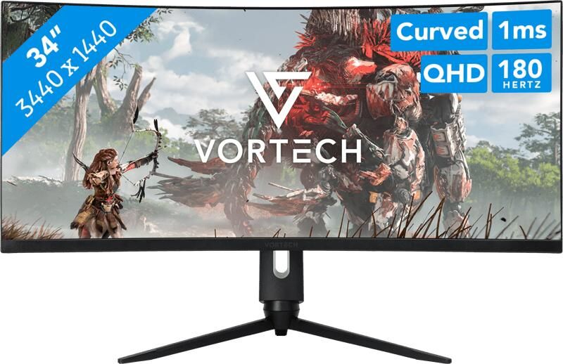 Vortech Pro 34 inch Quad HD Curved