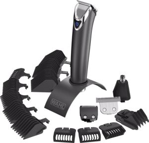 Wahl Multifunctionele Maaier Rvs Advanced 09864-016 Lithium Ion Maaier Made In Eu 4 Snijkoppen Inbegrepen