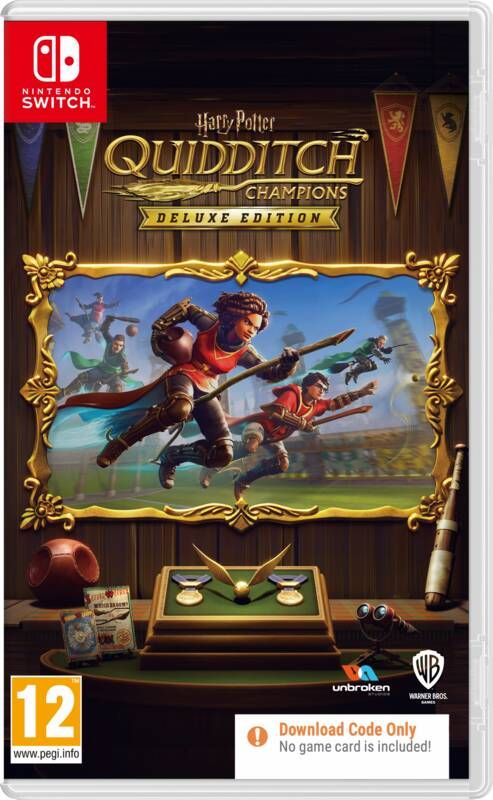 Warner Bros Harry Potter: Quidditch Champions Deluxe Edition (Code in a Box) (Nintendo Switch)