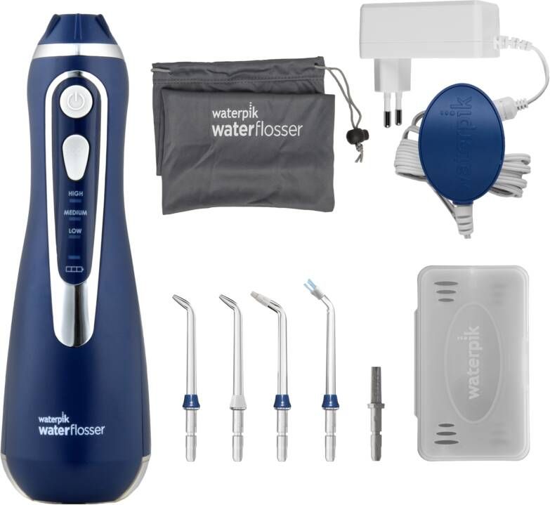 Waterpik Cordless Advanced WP 563 Flosapparaat Blauw