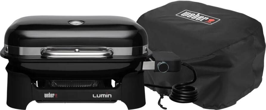 Weber Lumin Compact Black + Lumin Premium Hoes