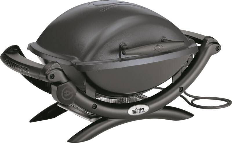 Weber Q1400 Elektrische barbecue Donkergrijs 43x32 cm