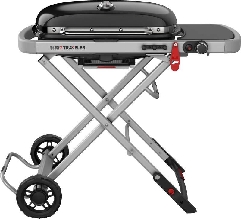 Weber Traveler Gasbarbecue Zwart 63 5x34 3 cm 1 Brander
